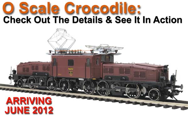  Premier Line O Scale Swiss Crocodile Electric | MTH ELECTRIC TRAINS