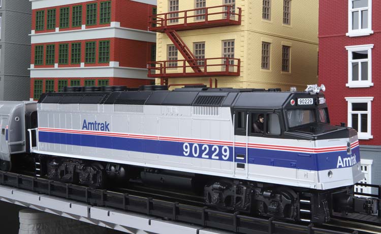 amtrak model train set o scale