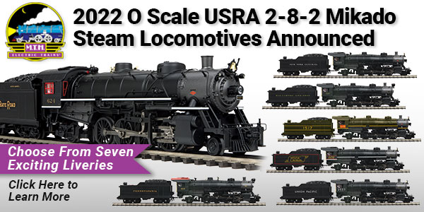 Kwalificatie munt breedte 2022 Premier O Scale USRA 2-8-2 Mikado Steam Locomotives Announced | MTH  ELECTRIC TRAINS