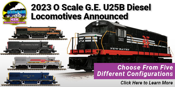 2023 O Scale Premier G.E. U25B Diesel Locomotives Announced