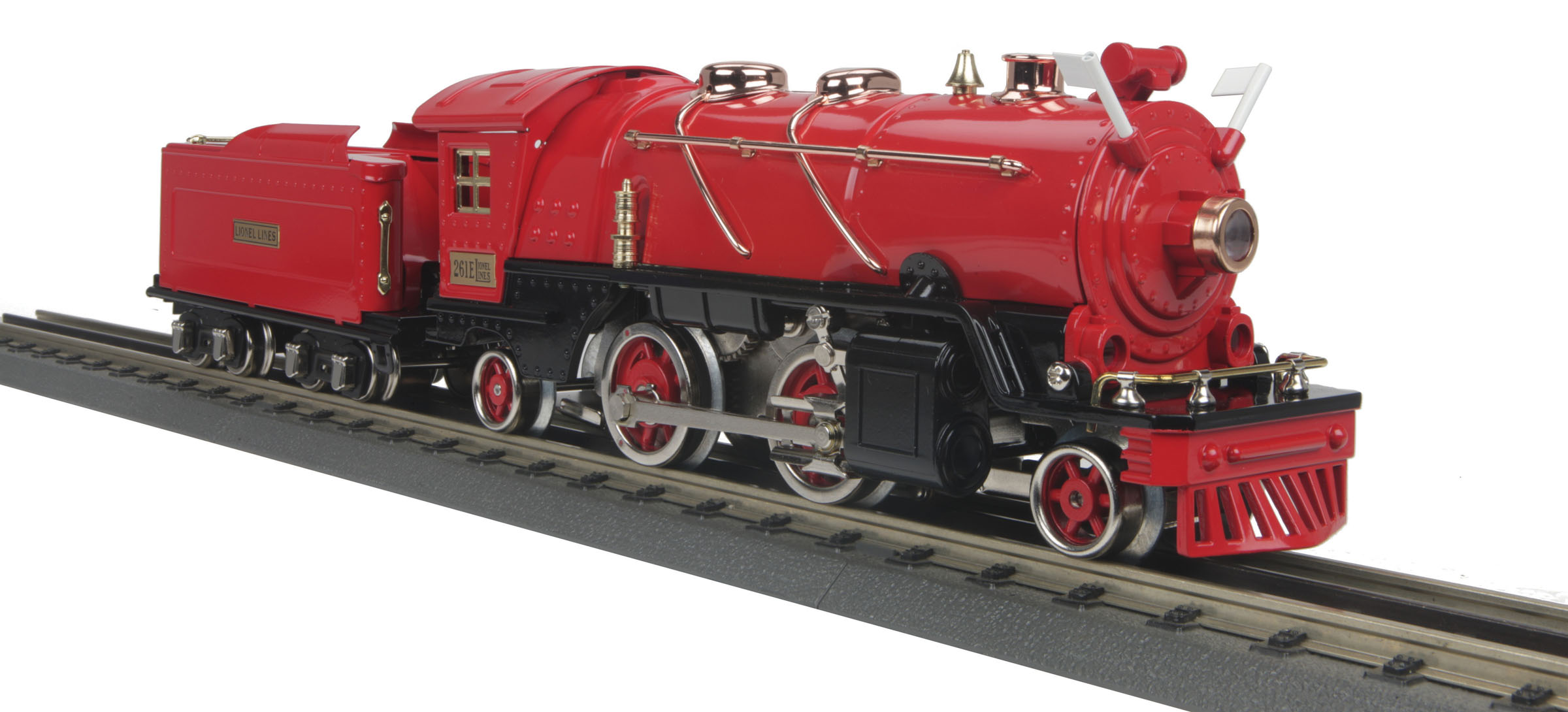 red steam train