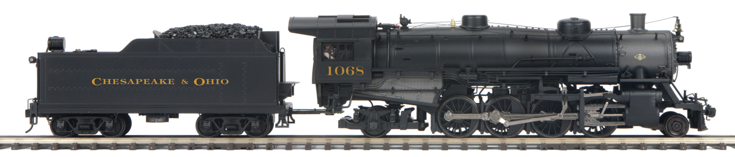 2-8-2 USRA Light Mikado Steam Engine w/Proto-Sound 3.0 (Hi-Rail Wheels) Che...