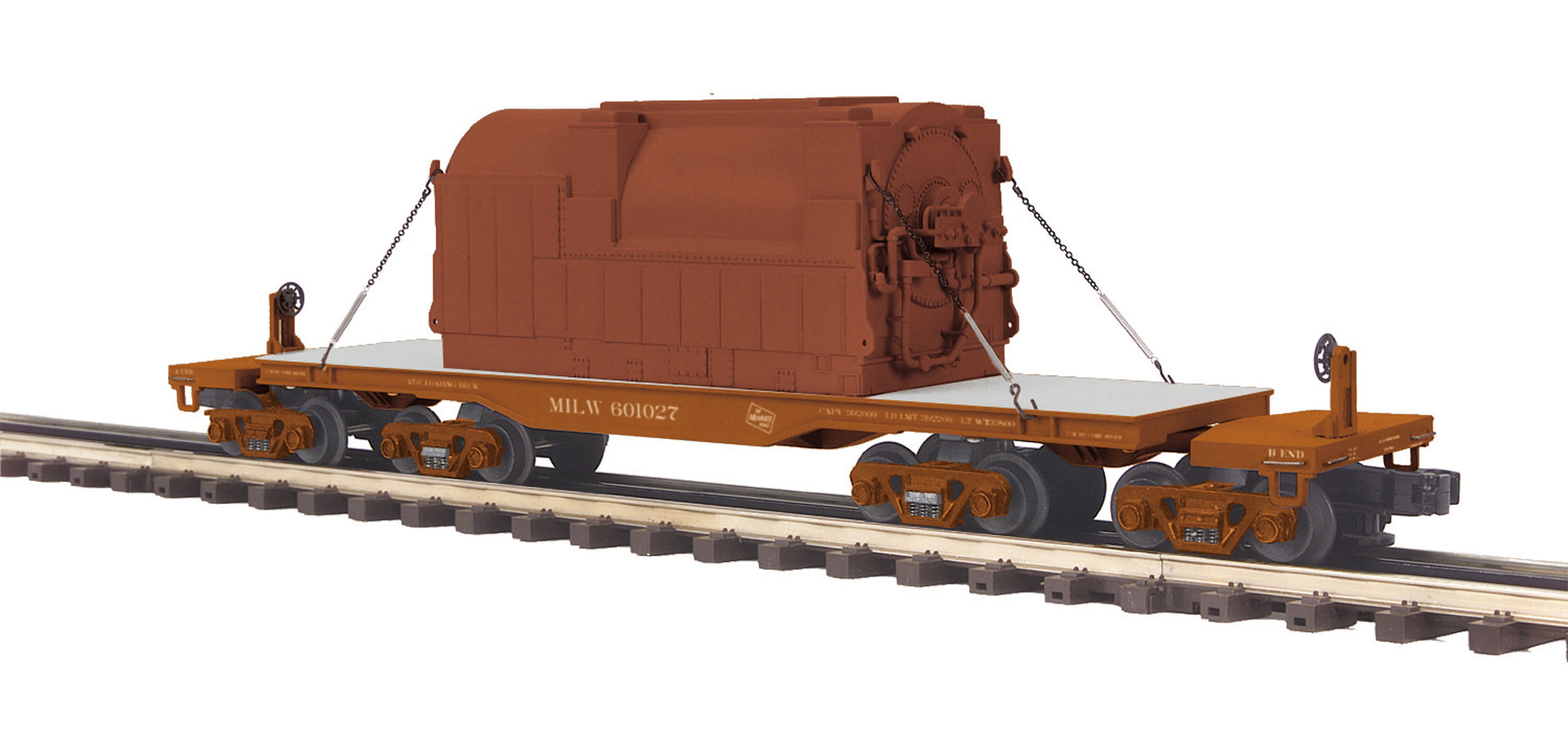 Details about   O SCALE TRAIN TRACK BULKHEAD  FLAT CAR ATLAS LIONEL MTH INTERMOUNTAN LOAD.4-PK 
