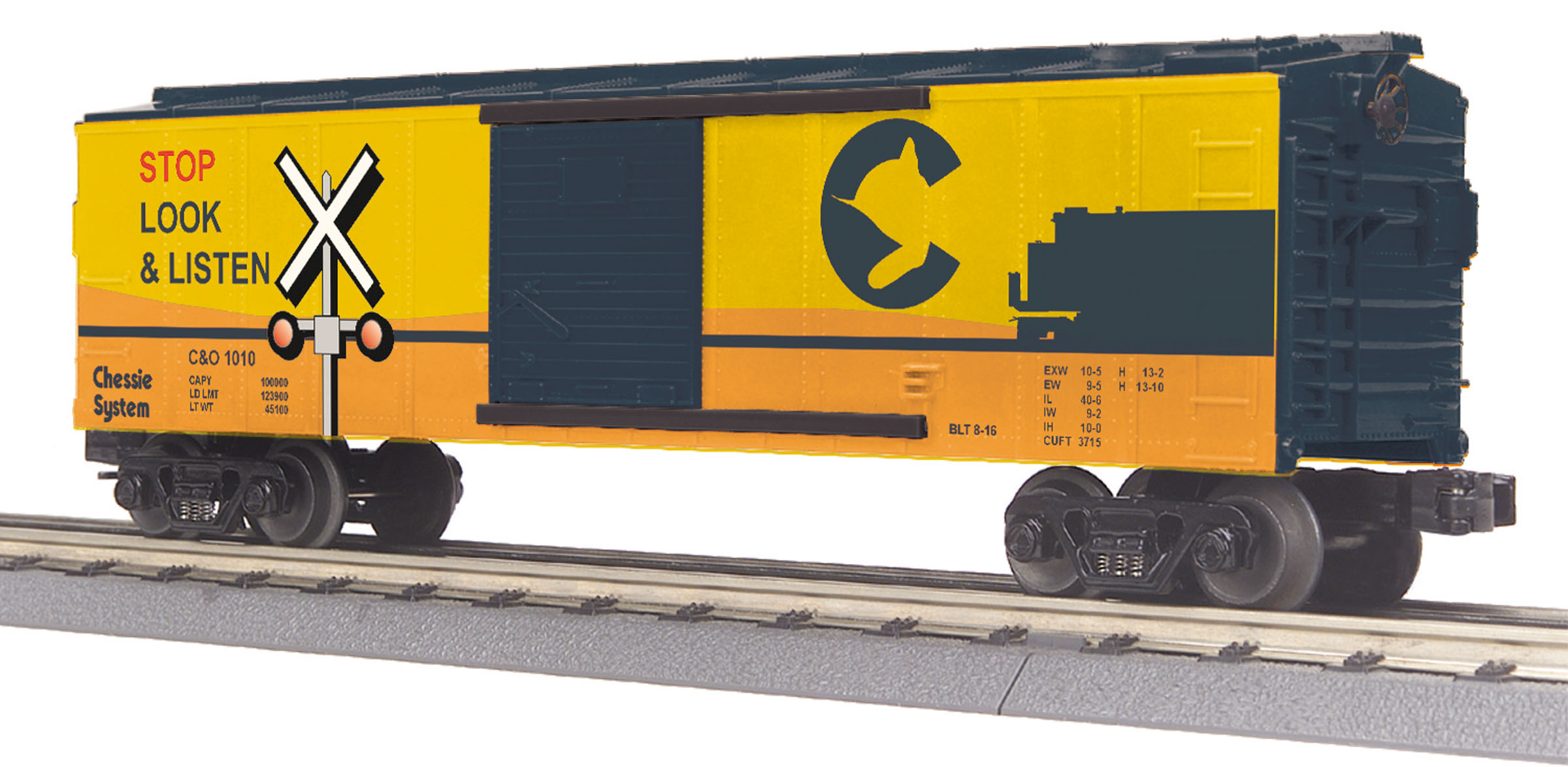 Details about   N scale 40' boxcar C&O Chessie System dark blue Atlas 