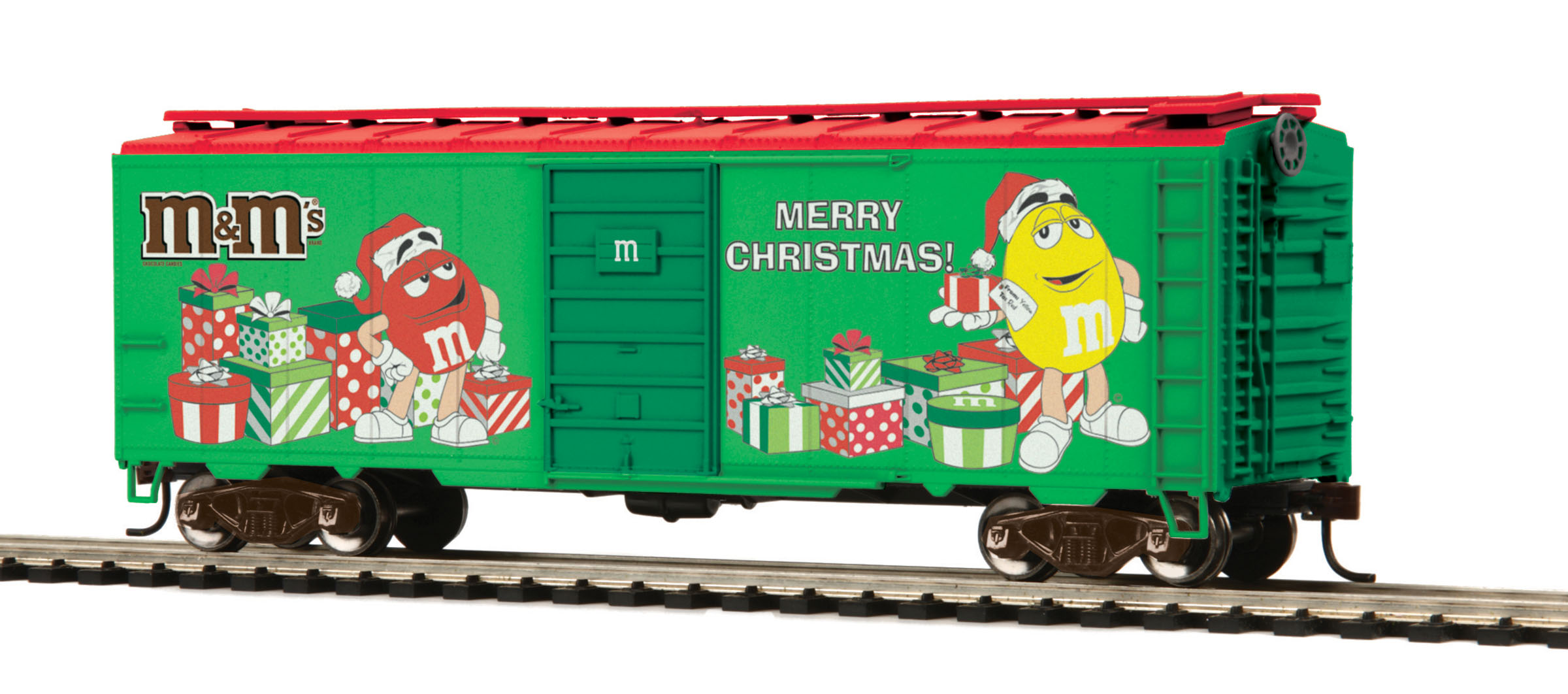 ho christmas train cars